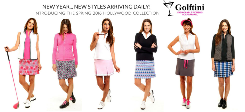 New Spring Women's Golf Styles from Golftini - Pink Golf Tees